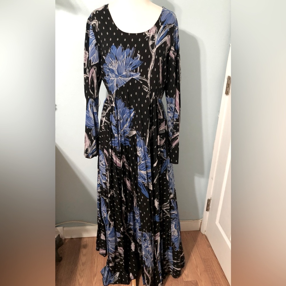 Free People Floral Maxi Dress Size Small